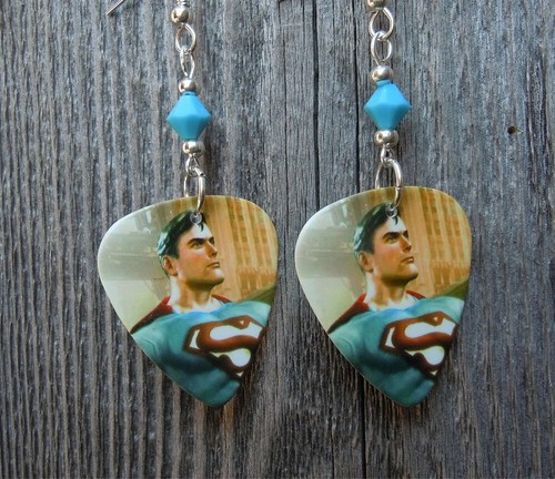 Orecchini superman guitar pick - orecchini,