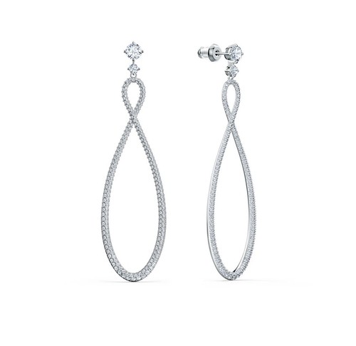 Orecchini cerchio swarovski - a,