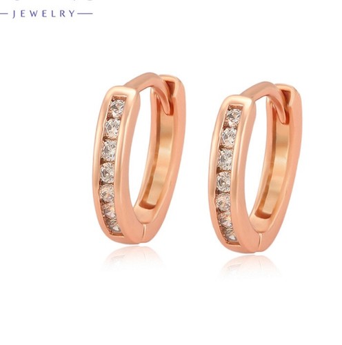 Orecchino oro rosa carati - rosa, 9