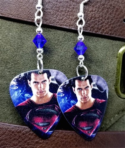 Orecchini superman plettro - orecchini,