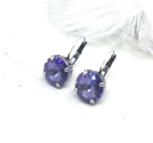 Orecchini catena coppa - , viola